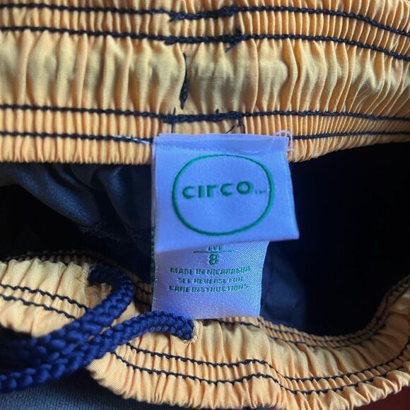 CIRCO SIDE STRIPE CARGO STYLE TRACK PANTS BLUE YELLOW WHITE BOYS SIZE M/8 - Picture 8 of 9